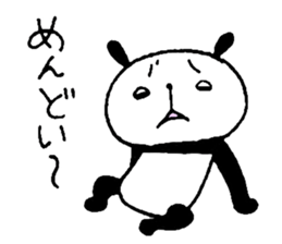 Playful Osaka panda*Every day?* sticker #8947208