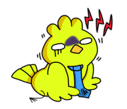 Drunk bird sticker #8947502