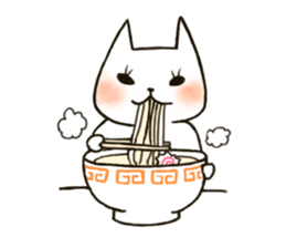 Shiratama Cat and Funny Friends sticker #8947698