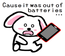 TAREMMY of lop-eared rabbit Excuses!! sticker #8949188