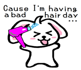 TAREMMY of lop-eared rabbit Excuses!! sticker #8949194