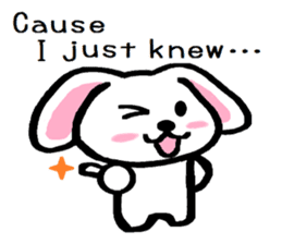 TAREMMY of lop-eared rabbit Excuses!! sticker #8949196