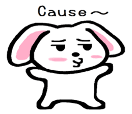 TAREMMY of lop-eared rabbit Excuses!! sticker #8949198