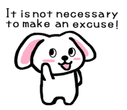 TAREMMY of lop-eared rabbit Excuses!! sticker #8949206