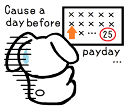 TAREMMY of lop-eared rabbit Excuses!! sticker #8949215