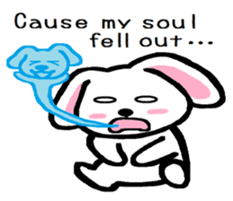 TAREMMY of lop-eared rabbit Excuses!! sticker #8949220