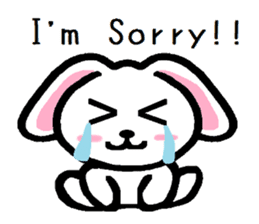 TAREMMY of lop-eared rabbit Excuses!! sticker #8949221