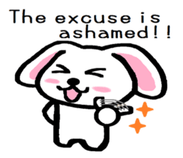 TAREMMY of lop-eared rabbit Excuses!! sticker #8949223