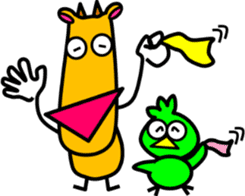 Laid back. Popo & Bobo2 sticker #8949545