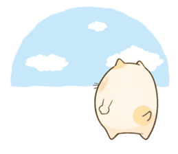 Everyday cat and chick sticker #8950176