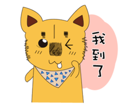 Lang dogs - A B (language papers)2 sticker #8950240