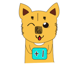 Lang dogs - A B (language papers)2 sticker #8950242