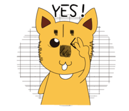 Lang dogs - A B (language papers)2 sticker #8950248