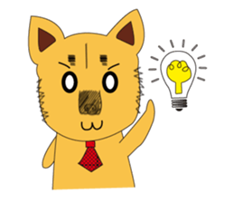 Lang dogs - A B (language papers)2 sticker #8950254