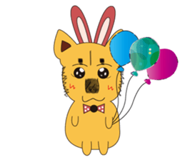 Lang dogs - A B (language papers)2 sticker #8950256