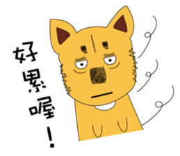 Lang dogs - A B (language papers)2 sticker #8950257