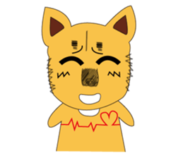 Lang dogs - A B (language papers)2 sticker #8950259