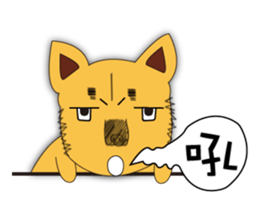 Lang dogs - A B (language papers)2 sticker #8950275