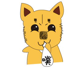 Lang dogs - A B (language papers)2 sticker #8950276