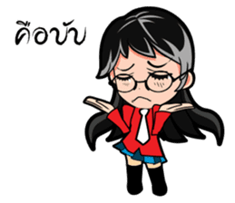 Janpan Chat girl Style sticker #8950374