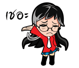 Janpan Chat girl Style sticker #8950376