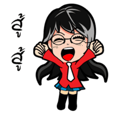 Janpan Chat girl Style sticker #8950384