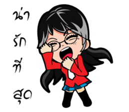 Janpan Chat girl Style sticker #8950390