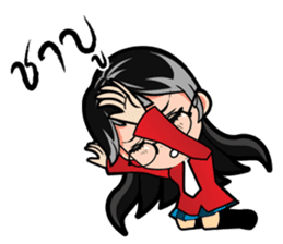 Janpan Chat girl Style sticker #8950396