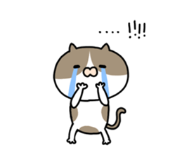 Cat of late addiction demons sticker #8950789