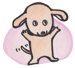 Life with Dachushund sticker #8950805