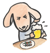 Life with Dachushund sticker #8950826