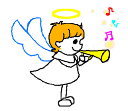 Kawaii angel Reon sticker #8951094
