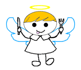 Kawaii angel Reon sticker #8951095