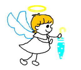 Kawaii angel Reon sticker #8951097