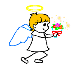 Kawaii angel Reon sticker #8951101