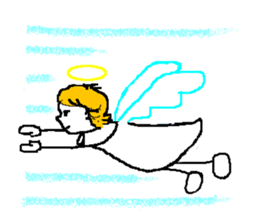 Kawaii angel Reon sticker #8951102
