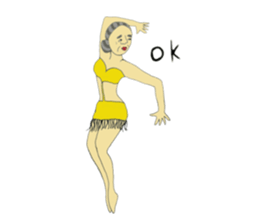 Ballroom dancing Grandma sticker #8951268