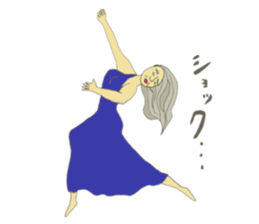 Ballroom dancing Grandma sticker #8951274