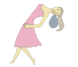 Ballroom dancing Grandma sticker #8951285