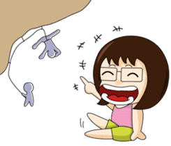 PUMP GIRL love Climbing (English) sticker #8951356