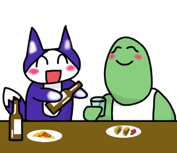 The small cat MEAKO 2 sticker #8951666