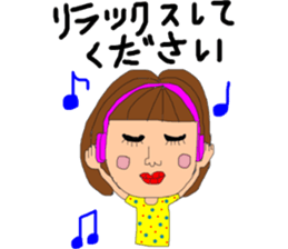 Respect language girl sticker #8953002