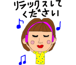 Respect language girl sticker #8953002