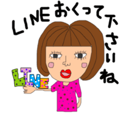 Respect language girl sticker #8953016