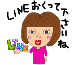 Respect language girl sticker #8953016