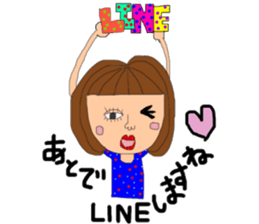 Respect language girl sticker #8953017