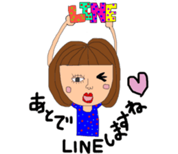 Respect language girl sticker #8953017