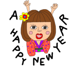 Respect language girl sticker #8953029