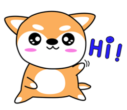 Mily smile dog sticker #8953160