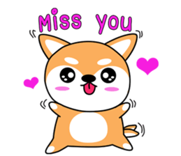 Mily smile dog sticker #8953161